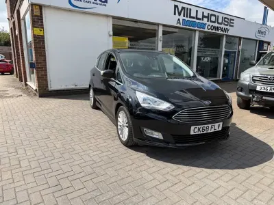 Used Ford C-MAX Titanium 125 HP (91 kW) 2018 Black MPV