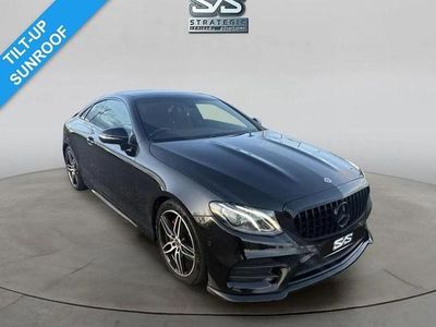 Used Mercedes E220 AMG line 194 HP (142 kW) 2018 Black Coupe