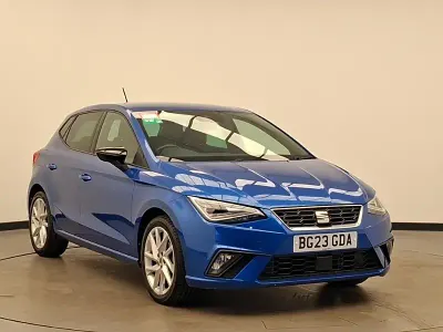 Used Seat Ibiza FR 95 HP (69 kW) 2023 Blue Hatchback