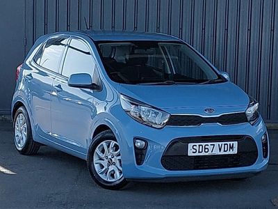 Used Kia Picanto 2017 Blue Hatchback