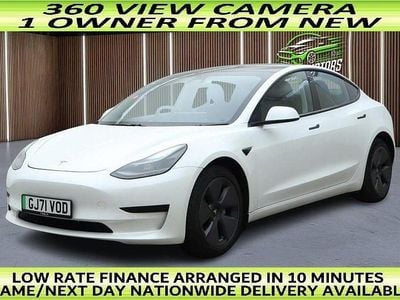 Used Tesla Model 3 Standard Range 366 kW (498 HP) 2021 White Sedan