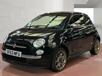 Used Fiat 500 Lounge 69 HP (50 kW) 2013 Black Hatchback