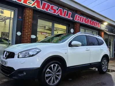 Second-hand Nissan Qashqai +2 Tekna 117 CP (86 kW) 2011 Alb SUV
