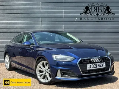 Used Audi A5 Sportback Sport 2021 Blue Hatchback