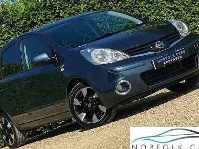 Used Nissan Note N-TEC 90 HP (66 kW) 2013 Blue Hatchback