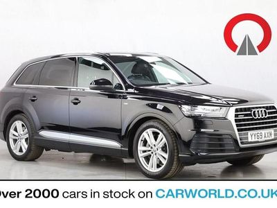 Black Used 2019 Audi Q7 S-Line SUV | £26,990 (Good price)