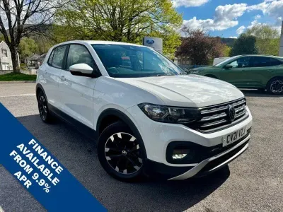 Used VW T-Cross S 95 HP (69 kW) 2021 White SUV
