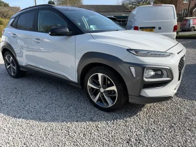 Used Hyundai Kona Premium 177 HP (130 kW) 2019 White SUV
