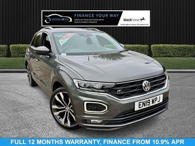 Grey Used 2019 VW T-Roc R-line SUV | £13,695 (Fair price)