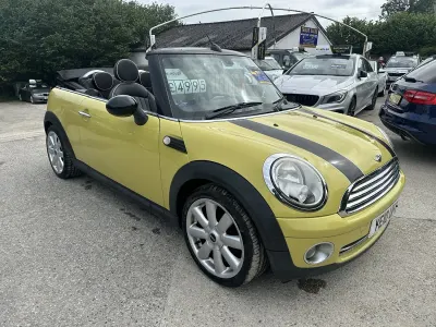 Used Mini Cooper Cabriolet 2010 Yellow Cabriolet