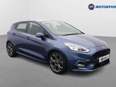 Used Ford Fiesta ST-Line 125 HP (91 kW) 2020 Blue Hatchback