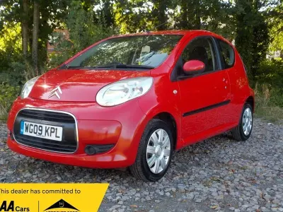 Used Citroën C1 VTR Sport 68 HP (50 kW) 2009 Red Hatchback