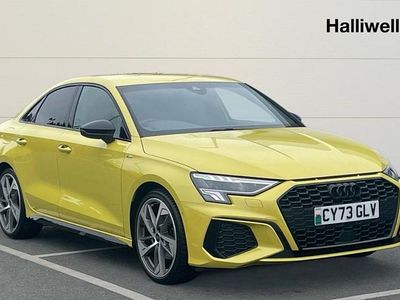 Used Audi A3 Black Edition 150 HP (110 kW) 2024 Yellow Sedan