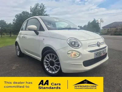 Used Fiat 500 Pop Star 2016 White Hatchback
