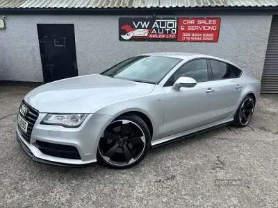 Begagnad Audi A7 S-Line 245 HK (180 kW) 2013 Silver Halvkombi