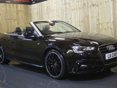 Used Audi A5 Cabriolet S-Line 224 HP (164 kW) 2015 Black Cabriolet