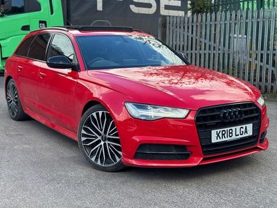 Used Audi A6 Black Edition 2018 Red Estate