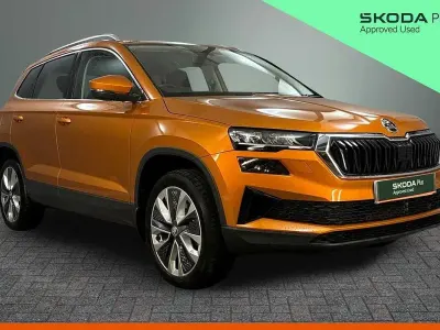 Used Skoda Karoq SE L 150 HP (110 kW) 2023 Phoenix orange metallic SUV