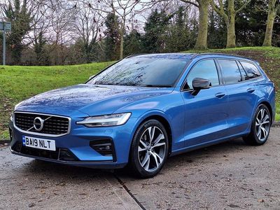 Blue Used 2019 Volvo V60 R-Design Estate | £12,495 (Expensive)