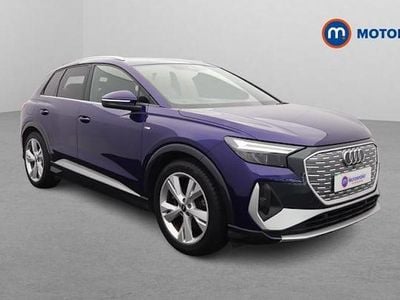Used Audi Q4 e-tron S-Line 125 kW (170 HP) 2021 Blue SUV