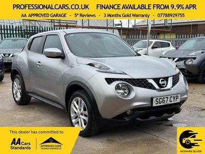 Silver Used 2017 Nissan Juke N-Connecta SUV | £6,990 (Fair price)
