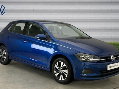 Used VW Polo SE 95 HP (69 kW) 2020 Blue Hatchback