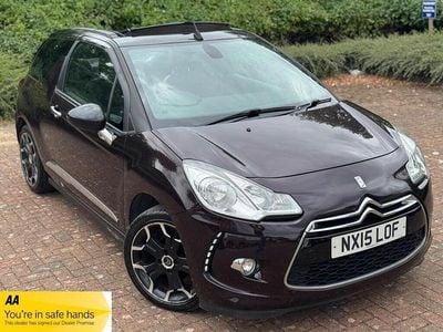 Used Citroën DS3 Cabriolet PureTech 110 HP (80 kW) 2015 Mauve/purple Cabriolet