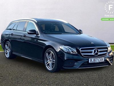 Used Mercedes E220 AMG line 194 HP (142 kW) 2017 Black Estate