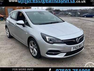 Used Vauxhall Astra SRi 145 HP (106 kW) 2021 Silver Hatchback