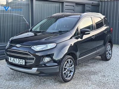 Black Used 2017 Ford Ecosport Titanium SUV | £7,395 (Expensive)