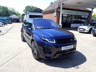 Used Land Rover Range Rover evoque HSE Dynamic 240 HP (176 kW) 2018 Blue SUV