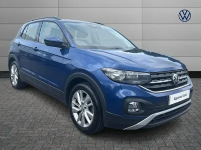 Usado VW T-Cross SE 95 CV (69 kW) 2019 Azul SUV