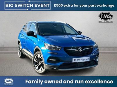 Used Vauxhall Grandland X Sport 130 HP (95 kW) 2018 Blue SUV