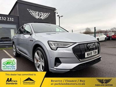 Silver Used 2019 Audi e-tron Advanced SUV | £20,995 (Fair price)