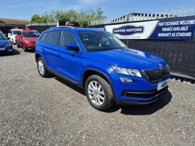 Used Skoda Kodiaq SE 125 HP (91 kW) 2018 Blue SUV