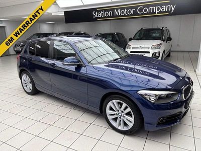 Used BMW 118 Sport Line 136 HP (100 kW) 2016 Blue Hatchback