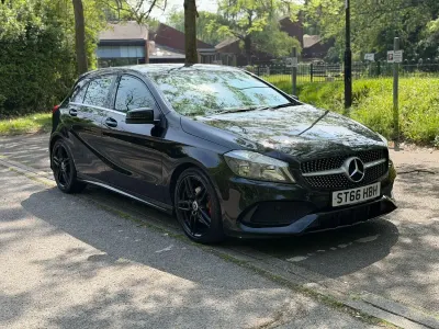 Używany Mercedes A200 AMG line 2017 Czarny Hatchback