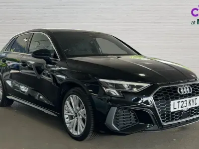 Used Audi A3 e-tron S-Line 204 HP (150 kW) 2023 Black Hatchback