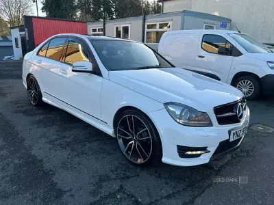 Used Mercedes C220 AMG 2014 White Sedan
