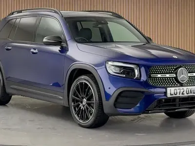 Used Mercedes GLB200 AMG line 163 HP (119 kW) 2022 Blue SUV