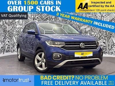 Used VW T-Cross SEL 110 HP (80 kW) 2020 Blue SUV