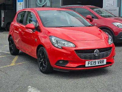 Used Vauxhall Corsa 90 HP (66 kW) 2019 Red Hatchback