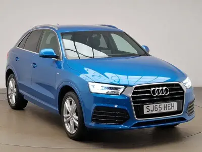 Used Audi Q3 S-Line 150 HP (110 kW) 2016 Blue SUV