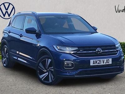 Used VW T-Cross R-line 150 HP (110 kW) 2021 Blue SUV