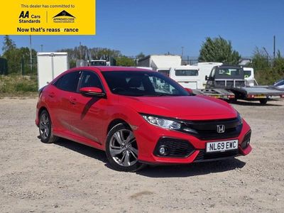 Begagnad Honda Civic SR 126 HK (92 kW) 2019 Röd Halvkombi