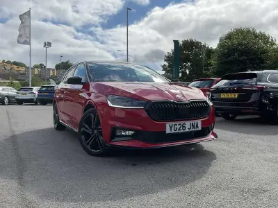 New Skoda Fabia 130 HP (95 kW) 2026 Red Hatchback