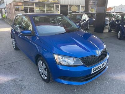 Used Skoda Fabia 60 HP (44 kW) 2016 Blue Hatchback