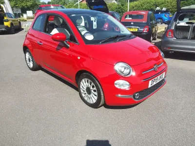 Used Fiat 500 Lounge 69 HP (50 kW) 2019 Red Hatchback