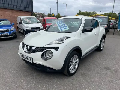 Used Nissan Juke Acenta Premium 110 HP (80 kW) 2014 White SUV