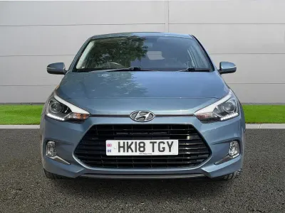 Used Hyundai i20 2018 Blue Coupe